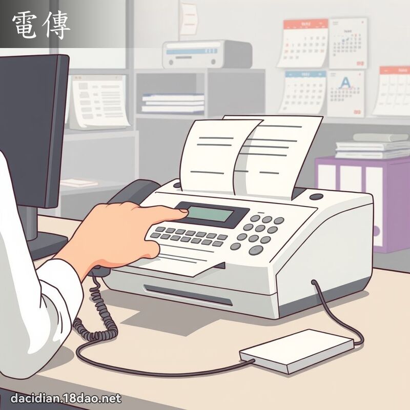 電傳 - 國語大辭典配圖