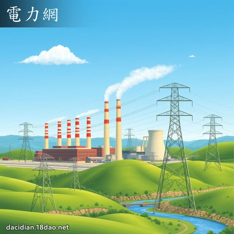 電力網 - 國語大辭典配圖