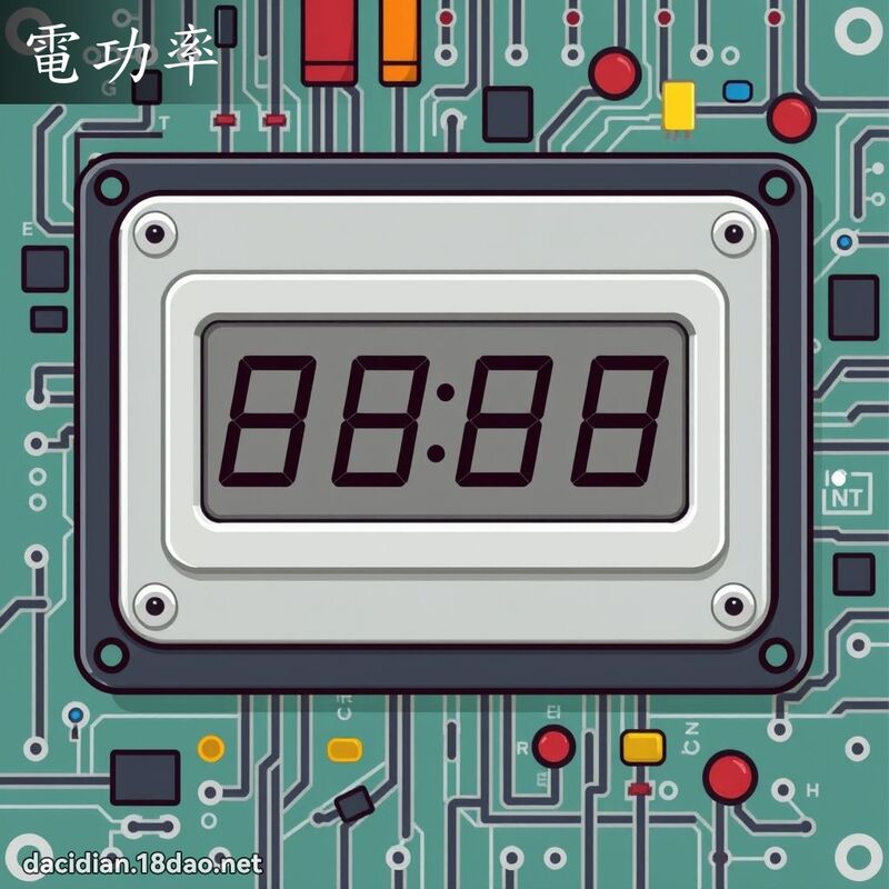 電功率 - 國語大辭典配圖