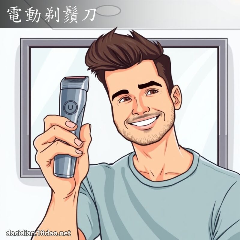 電動剃鬚刀 - 國語大辭典配圖