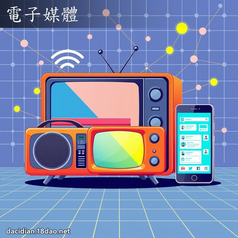 電子媒體 - 國語大辭典配圖