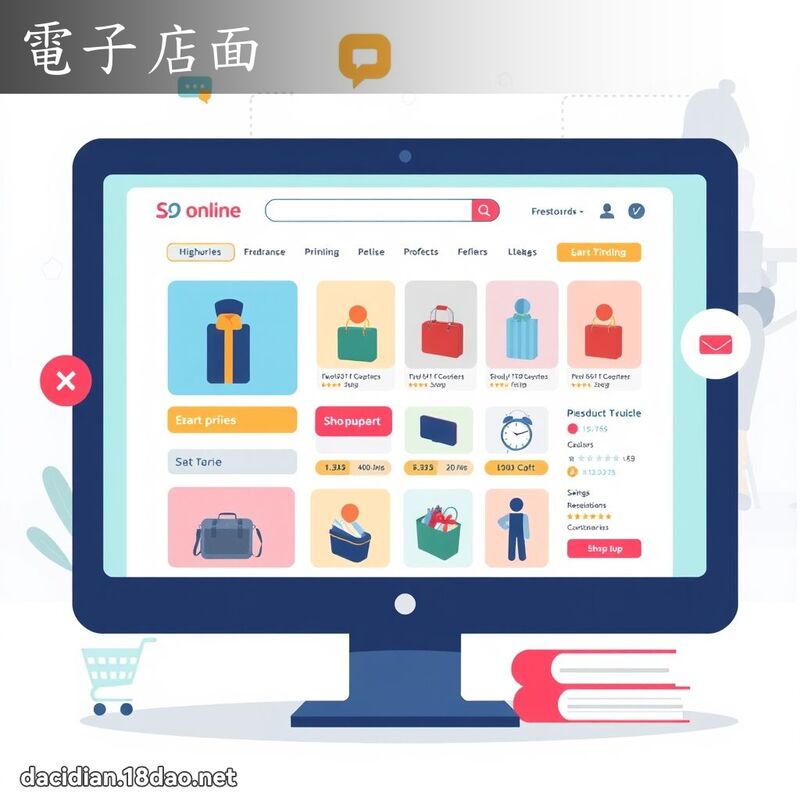 電子店面 - 國語大辭典配圖