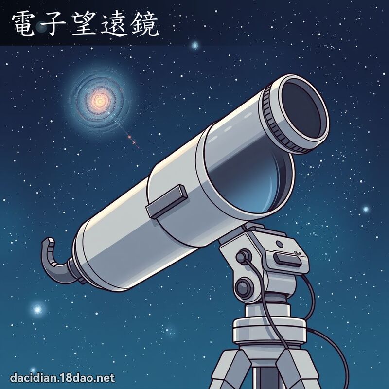 電子望遠鏡 - 國語大辭典配圖