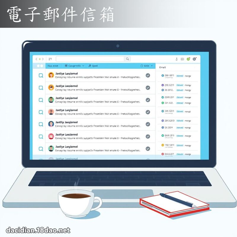 電子郵件信箱 - 國語大辭典配圖