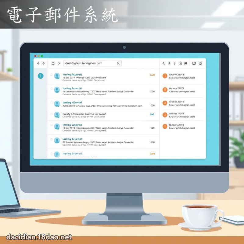 電子郵件系統 - 國語大辭典配圖