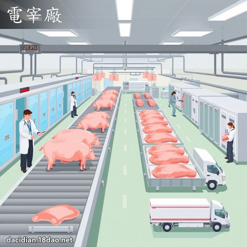 电宰厂 - 国语大辞典配图
