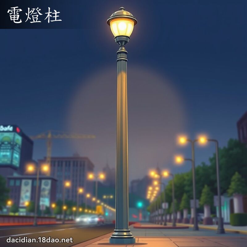电灯柱 - 国语大辞典配图