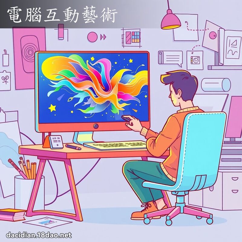 電腦互動藝術 - 國語大辭典配圖