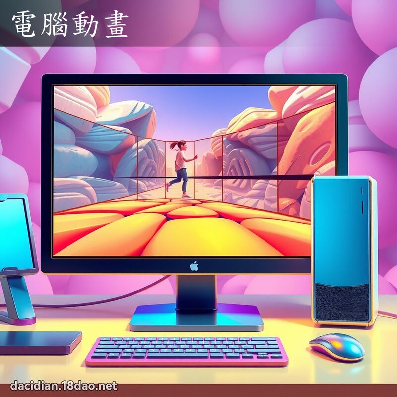 電腦動畫 - 國語大辭典配圖