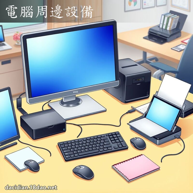 電腦周邊設備 - 國語大辭典配圖