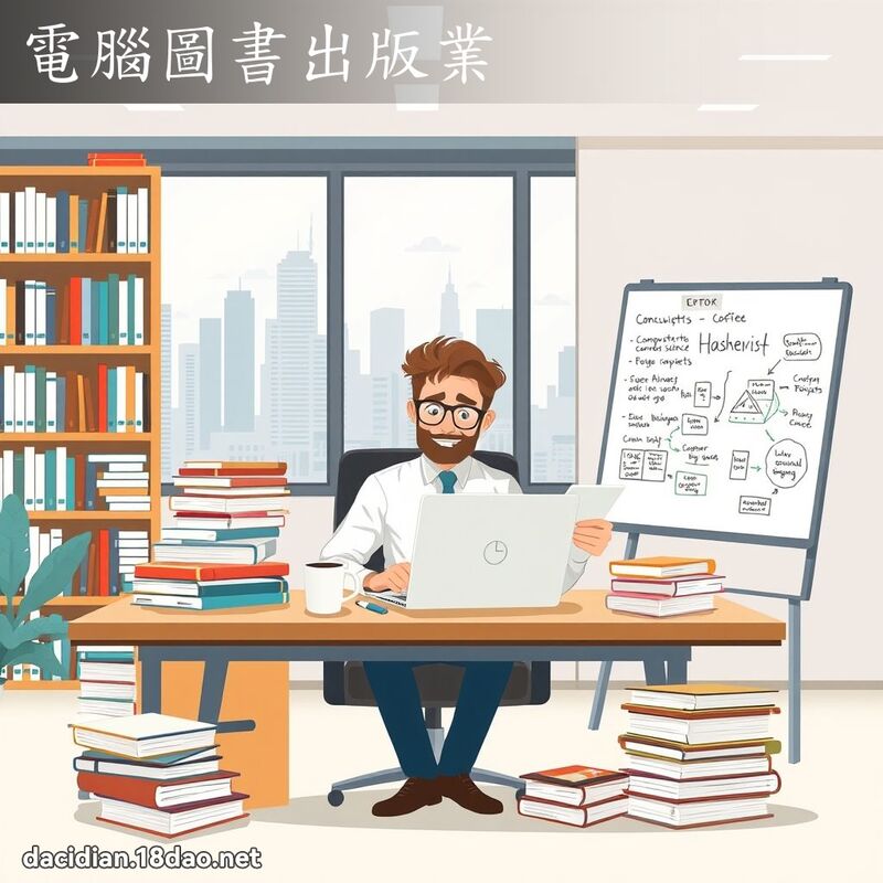電腦圖書出版業 - 國語大辭典配圖
