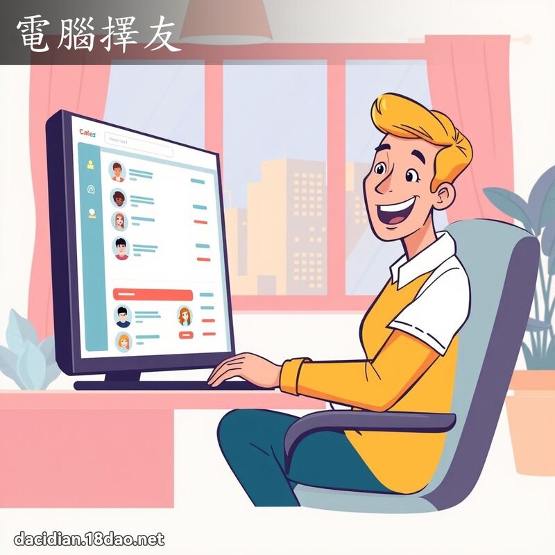 电脑择友 - 国语大辞典配图
