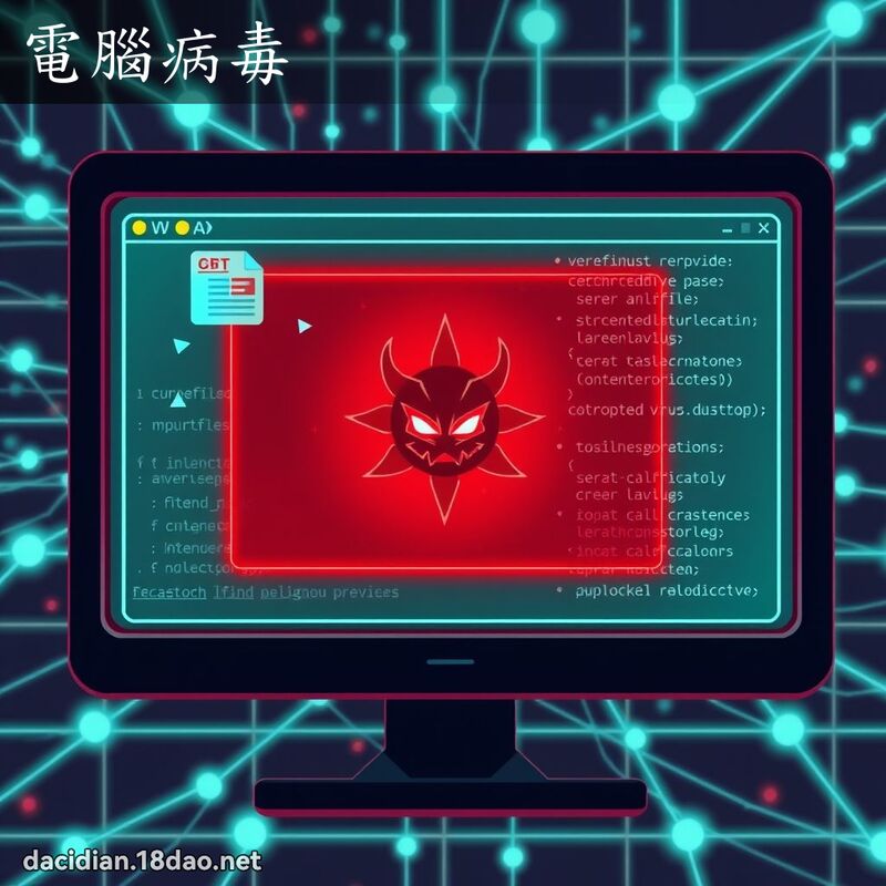 電腦病毒 - 國語大辭典配圖