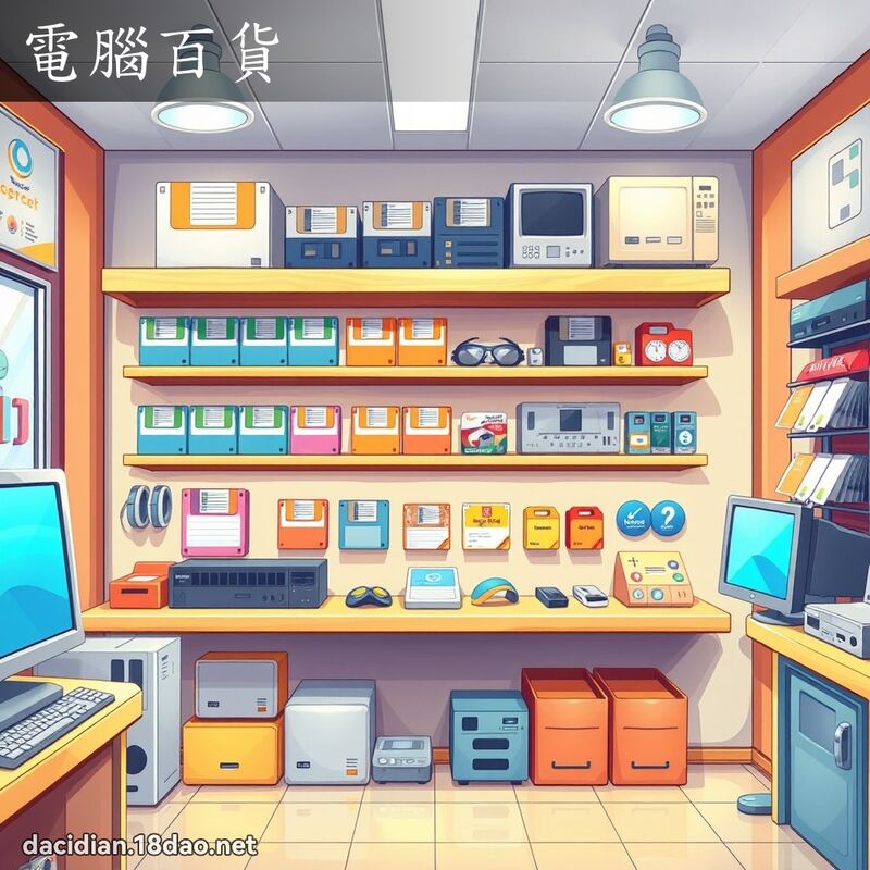 電腦百貨 - 國語大辭典配圖