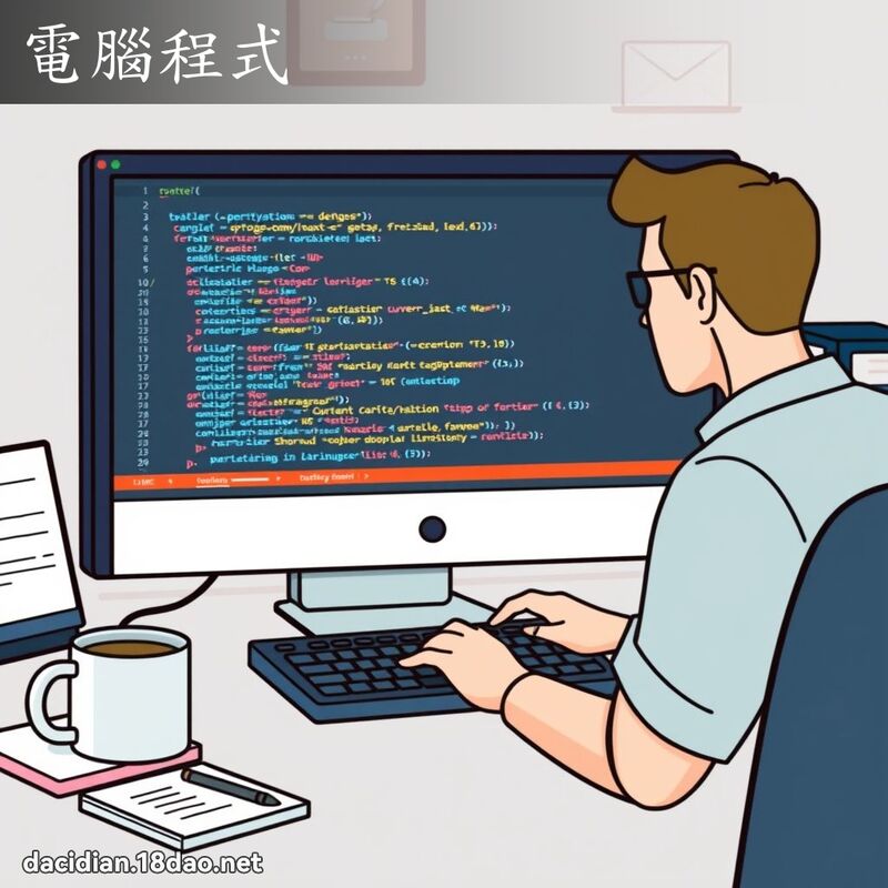 电脑程式 - 国语大辞典配图
