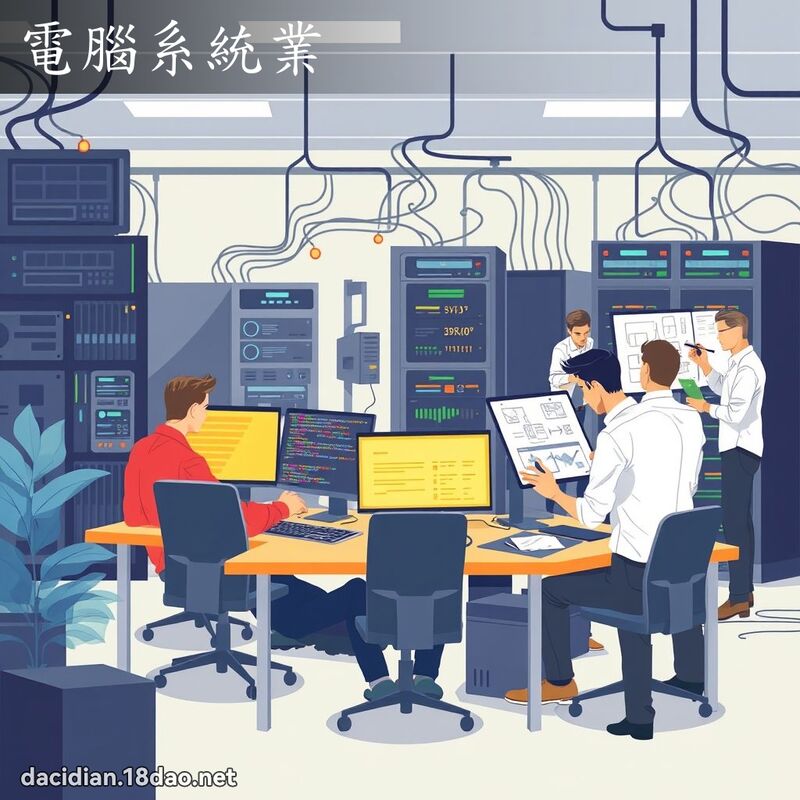 電腦系統業 - 國語大辭典配圖