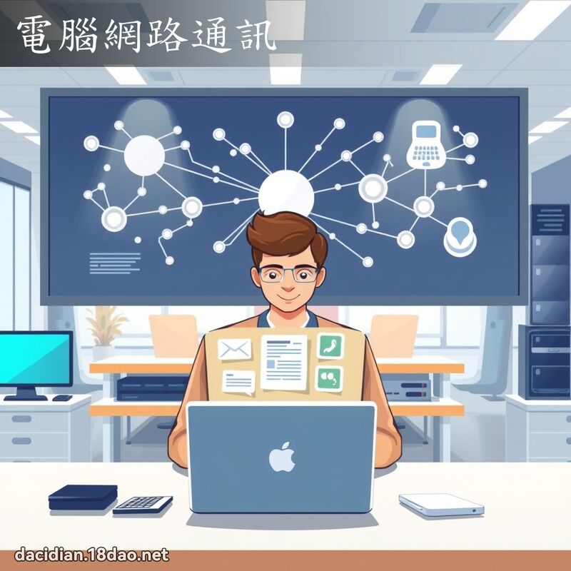 電腦網路通訊 - 國語大辭典配圖