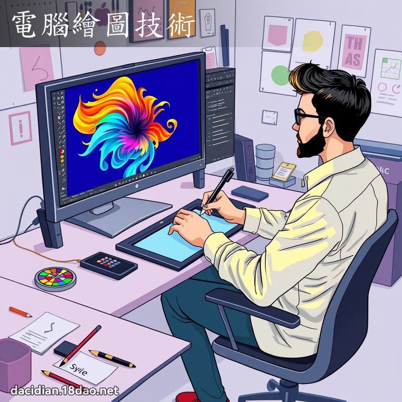 電腦繪圖技術 - 國語大辭典配圖