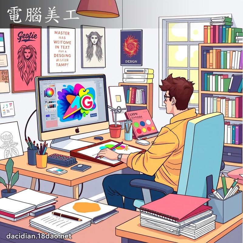 電腦美工 - 國語大辭典配圖