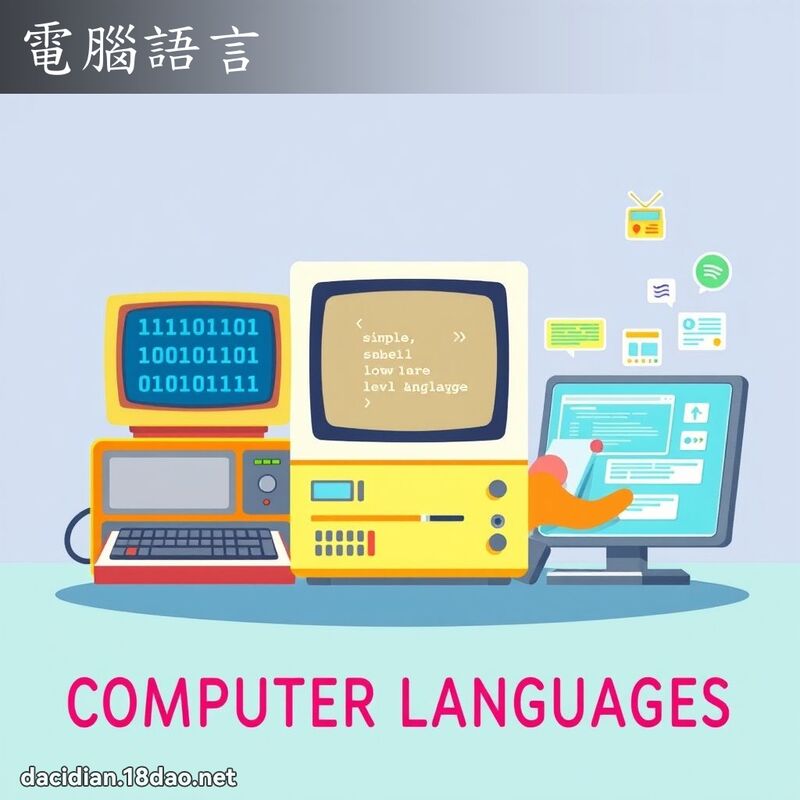 电脑语言 - 国语大辞典配图