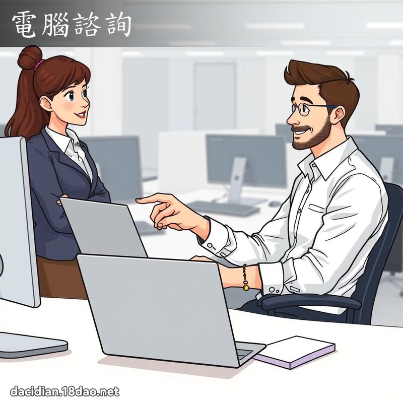 電腦諮詢 - 國語大辭典配圖