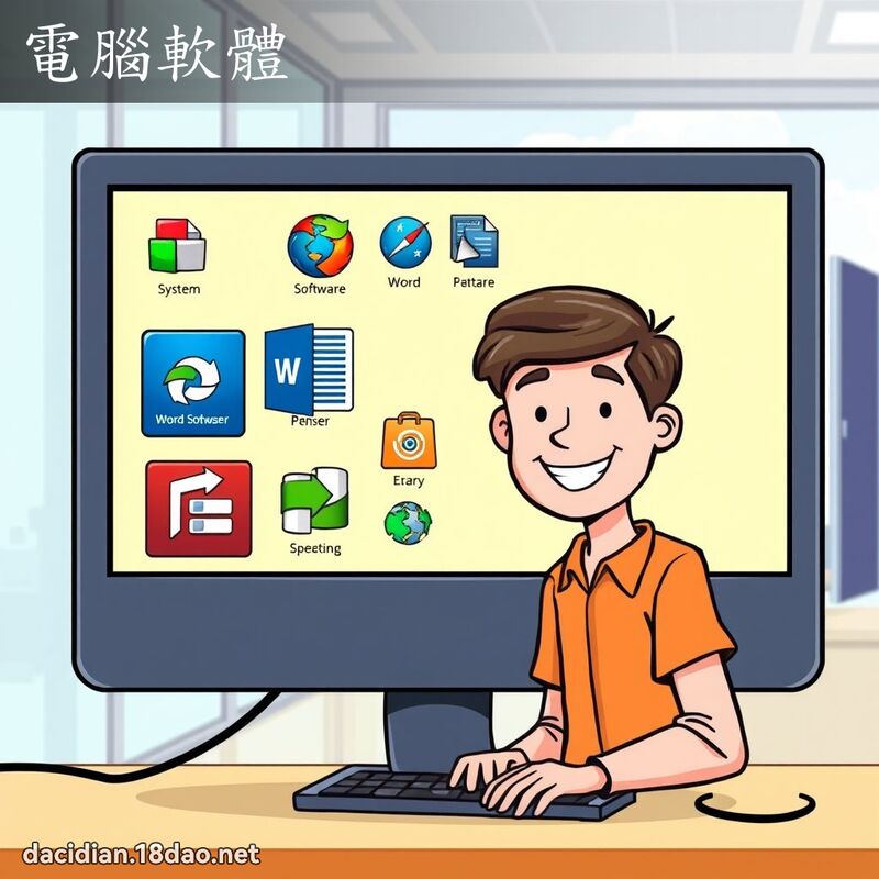 电脑软体 - 国语大辞典配图