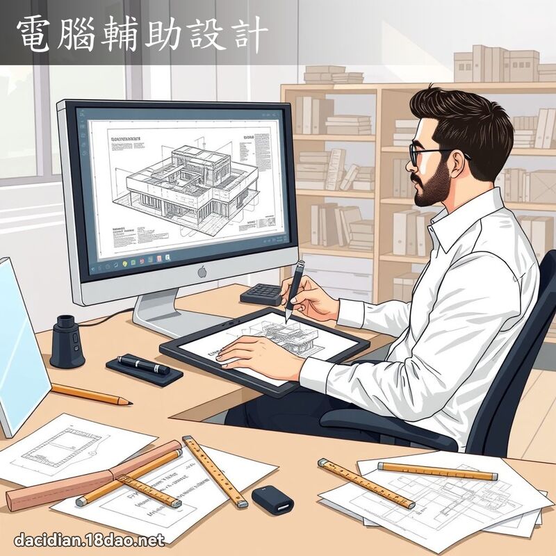 電腦輔助設計 - 國語大辭典配圖
