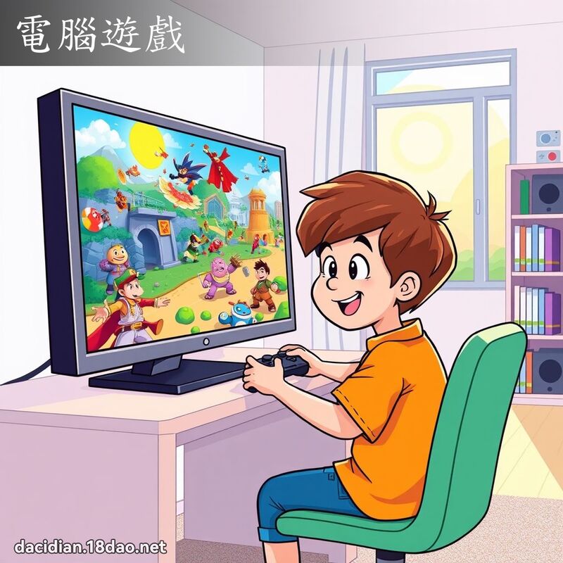 電腦遊戲 - 國語大辭典配圖
