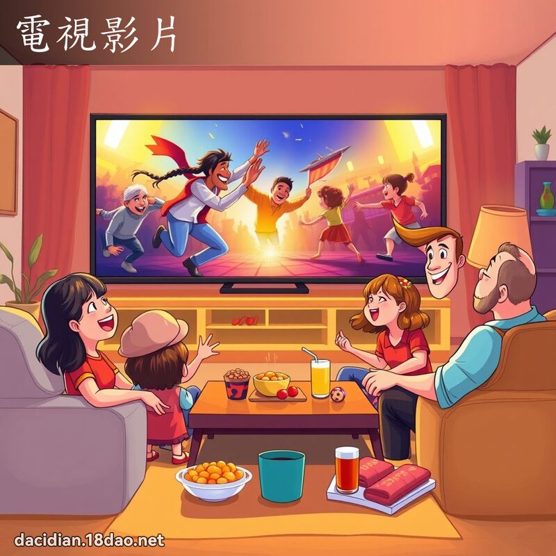 電視影片 - 國語大辭典配圖