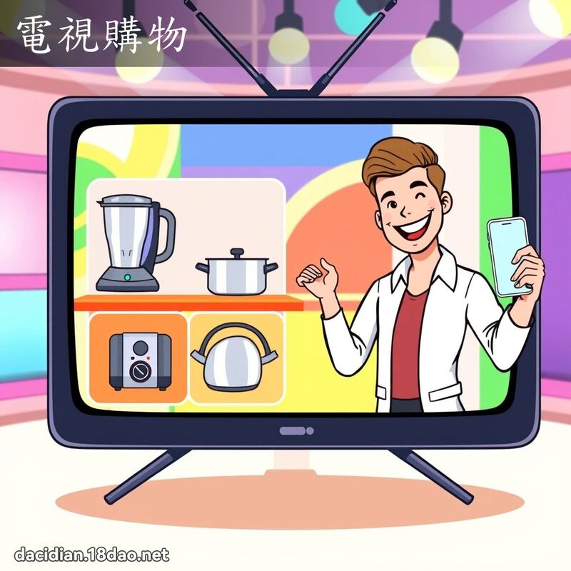 電視購物 - 國語大辭典配圖