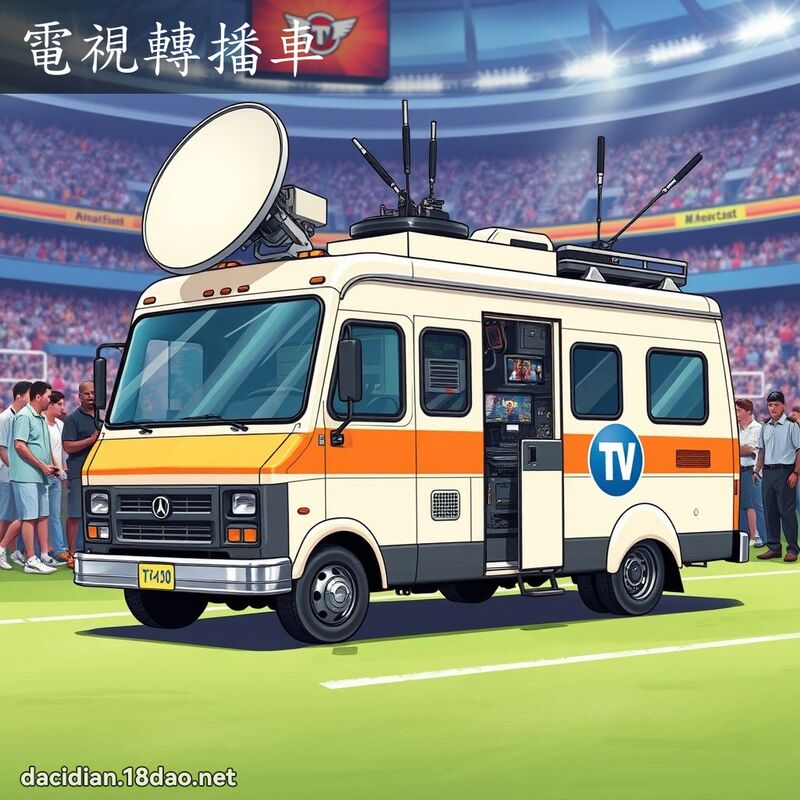 电视转播车 - 国语大辞典配图
