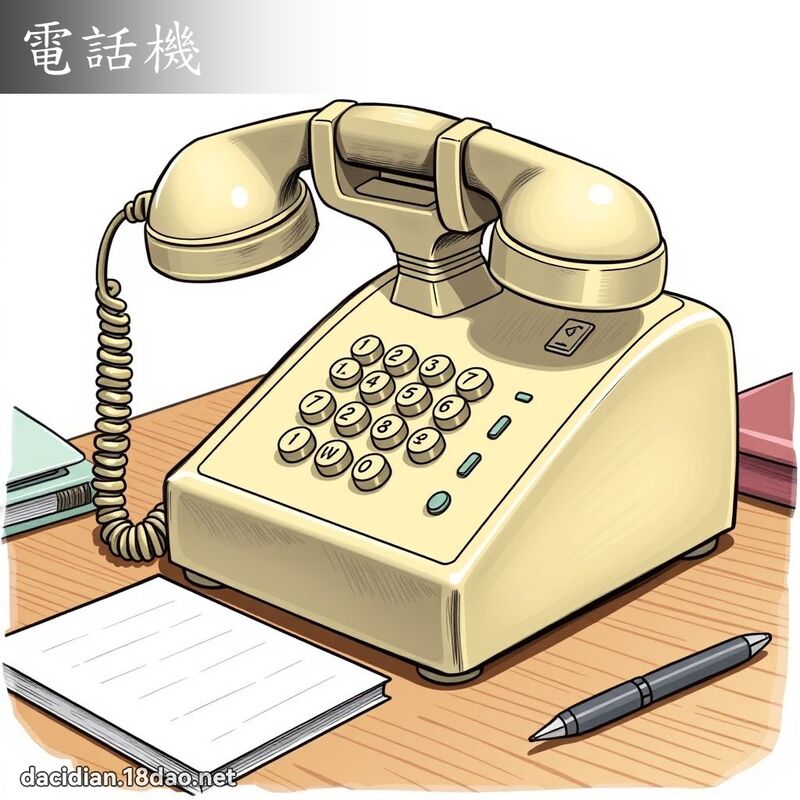 电话机 - 国语大辞典配图