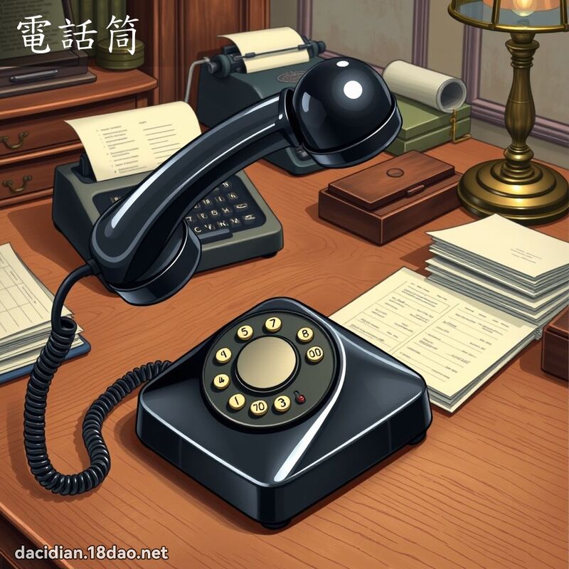 電話筒 - 國語大辭典配圖