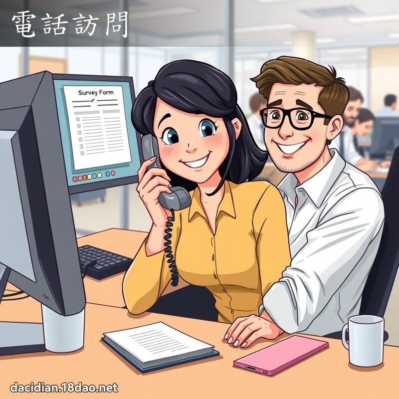 電話訪問 - 國語大辭典配圖