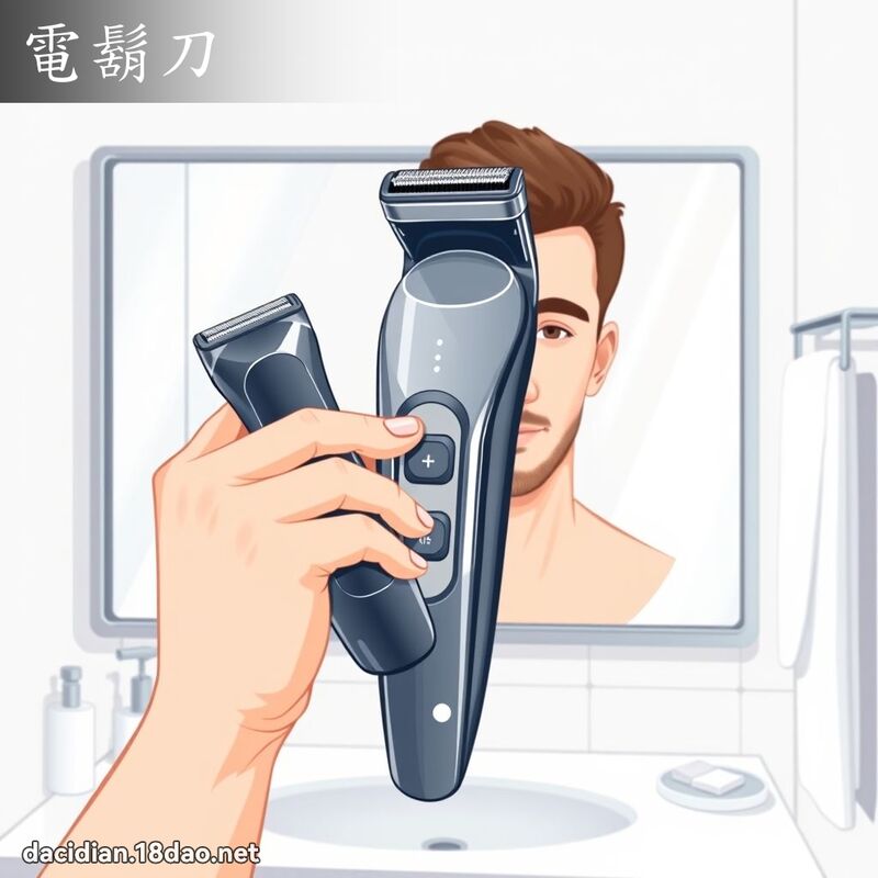 電鬍刀 - 國語大辭典配圖