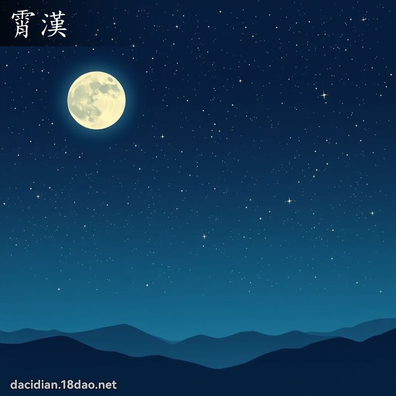 霄漢 - 國語大辭典配圖