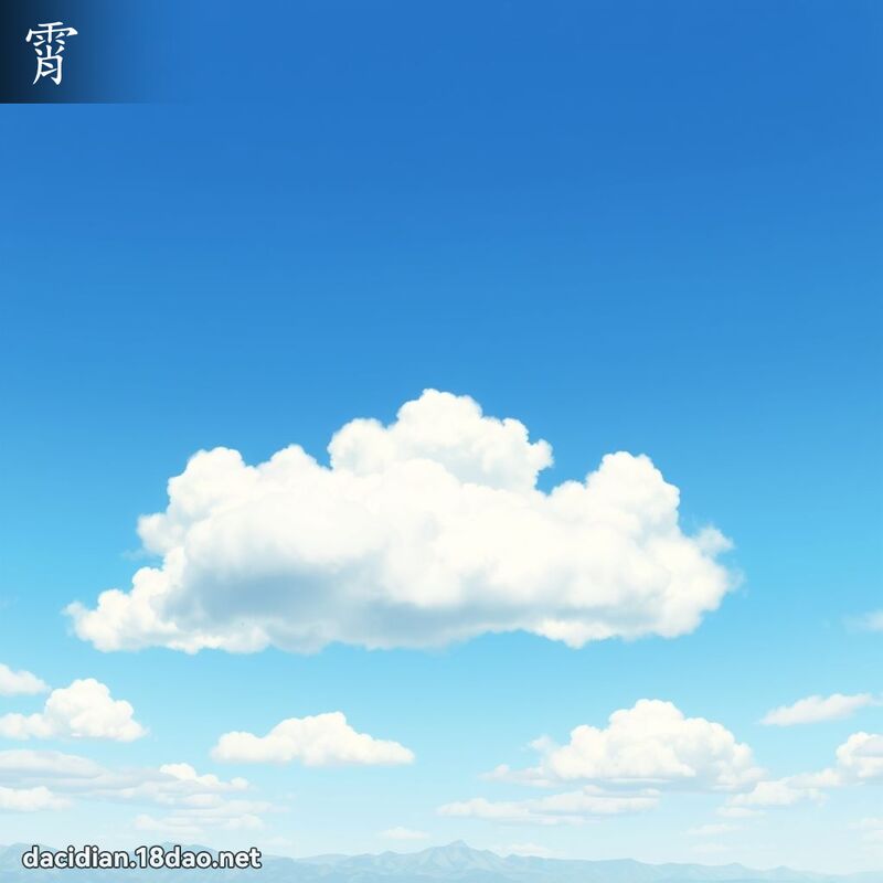 霄 - 國語大辭典配圖