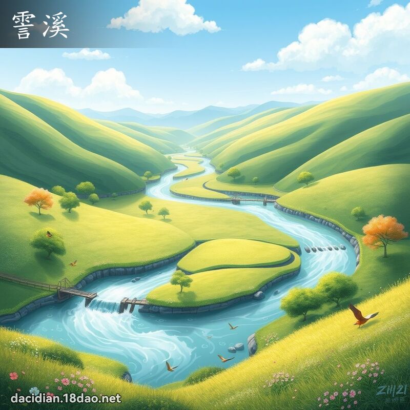 霅溪 - 國語大辭典配圖