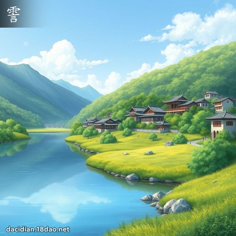 霅 - 國語大辭典配圖