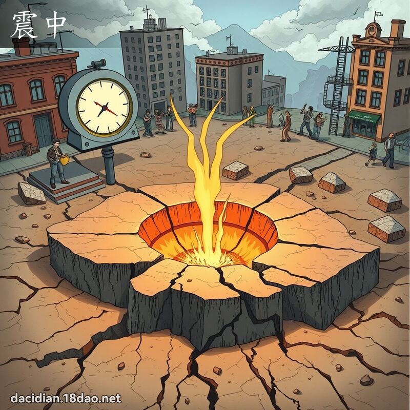 震中 - 国语大辞典配图