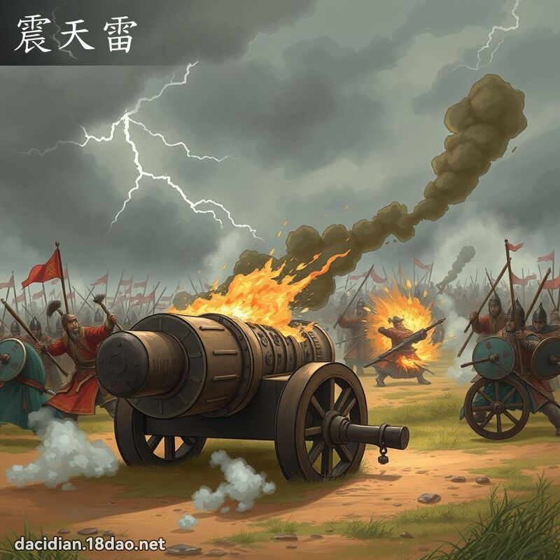 震天雷 - 國語大辭典配圖