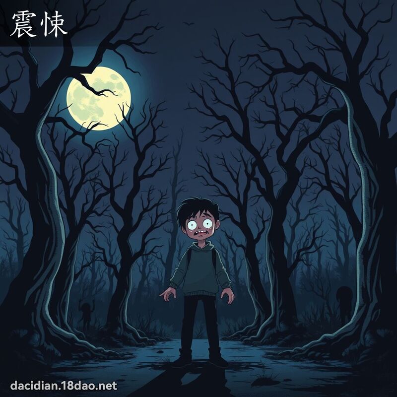 震悚 - 國語大辭典配圖