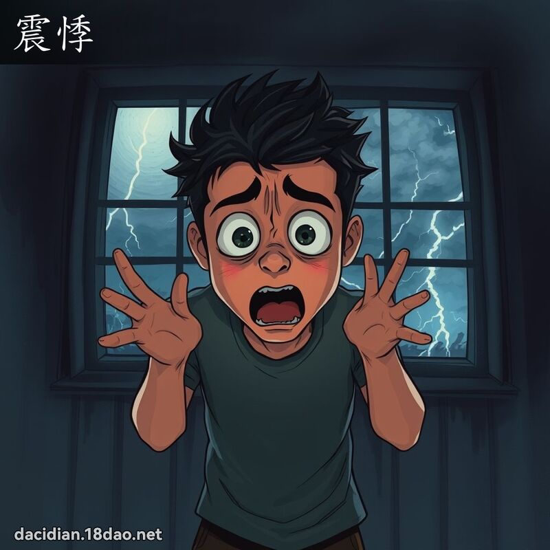 震悸 - 國語大辭典配圖