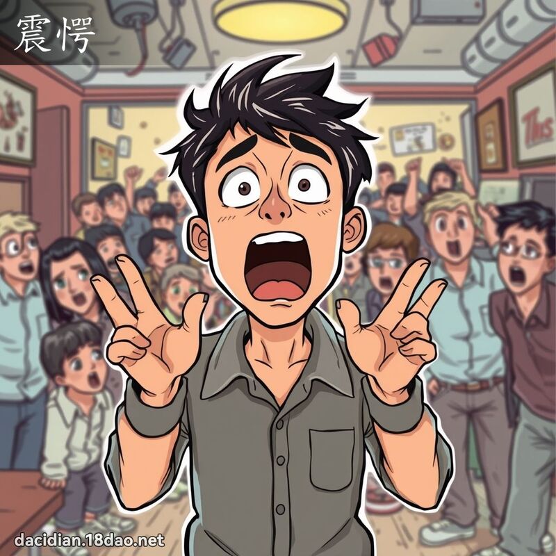 震愕 - 國語大辭典配圖