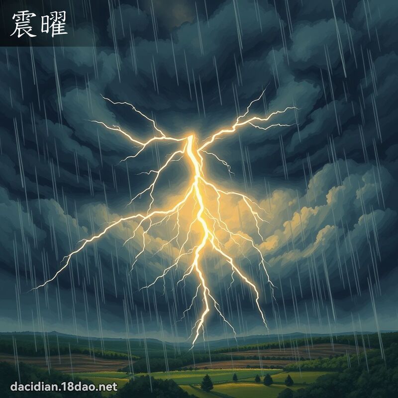 震曜 - 國語大辭典配圖