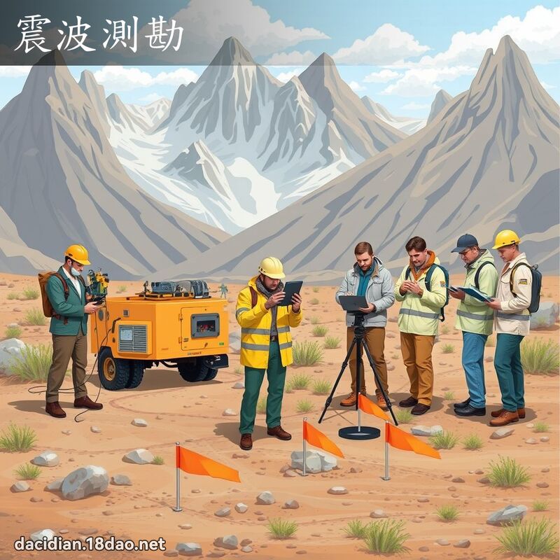 震波測勘 - 國語大辭典配圖
