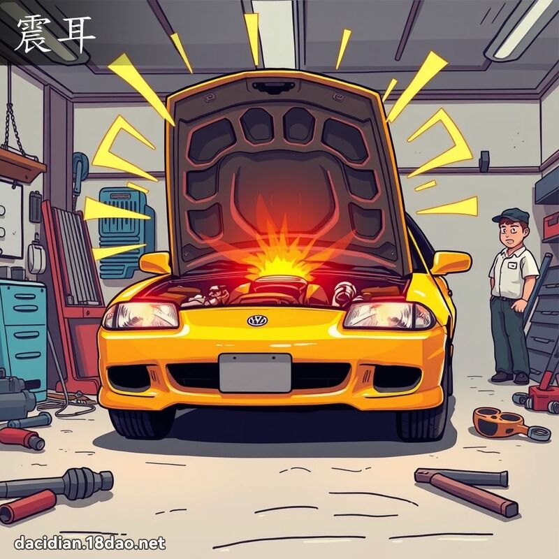 震耳 - 国语大辞典配图