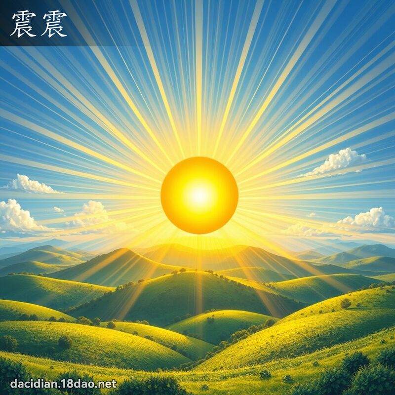 震震 - 国语大辞典配图