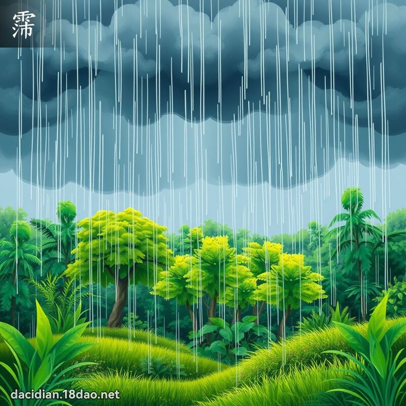 霈 - 国语大辞典配图