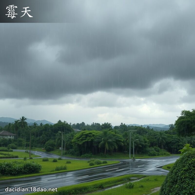 霉天 - 国语大辞典配图
